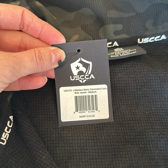 USCCA x Maxtacs Men’s Camouflage water resistant tactical jacket size Medium - Picture 5 of 12